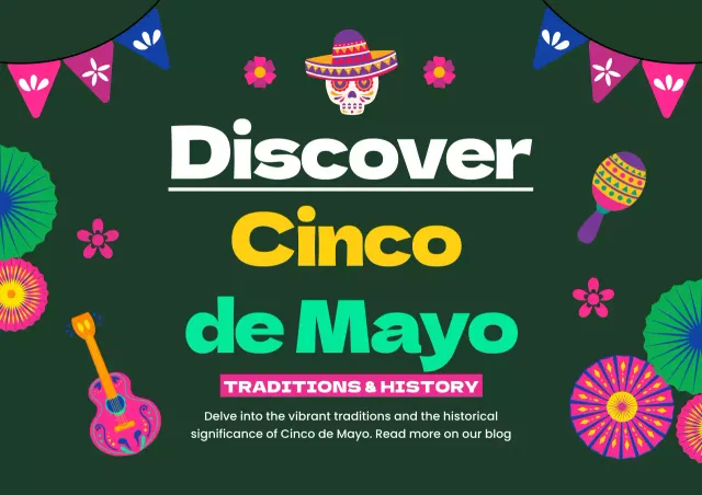 Green Cultural Holiday Promotion Poster