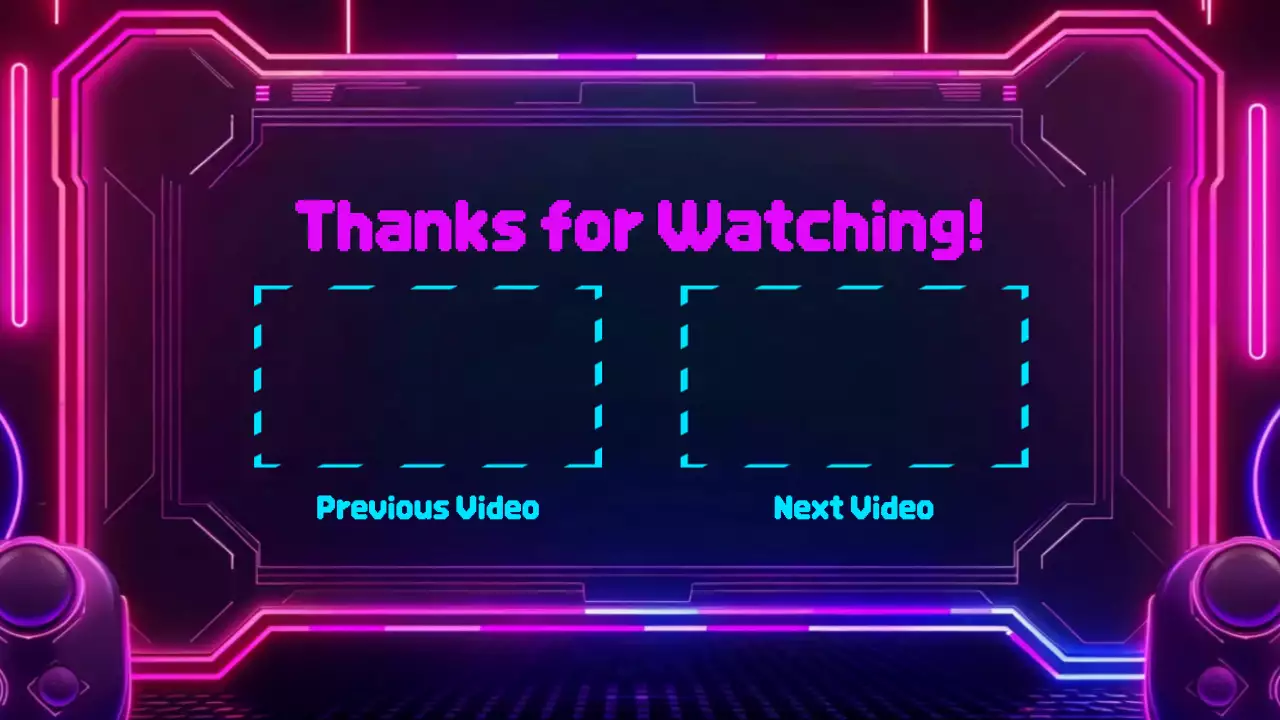 네온 사이버 비디오 가이드 유튜브 썸네일