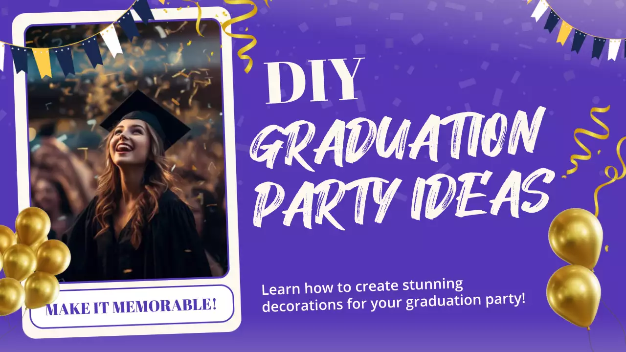 Purple Trendy Graduation Guide YouTube Thumbnail