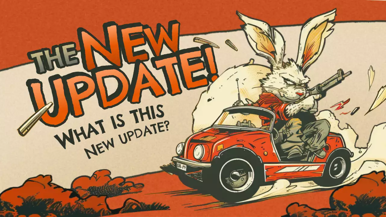 Orange Comic Update Announcement YouTube Thumbnail