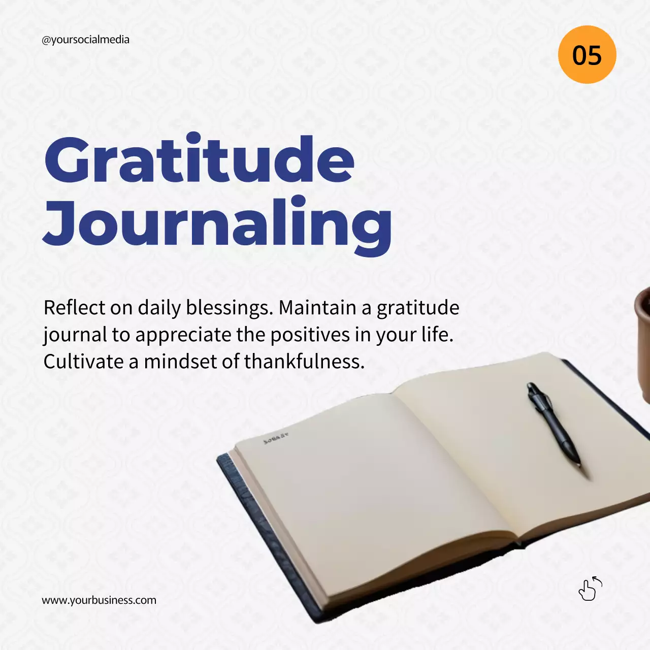 Orange Traditional Ramadan Promotion Social Media Post