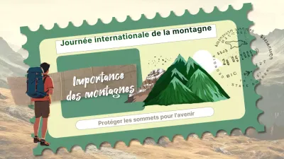 Introduction à la journée verte et tilleul de la montagne naturelle
