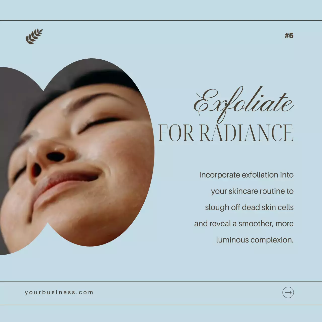 Beige Elegant Skincare Guide Social Media Post