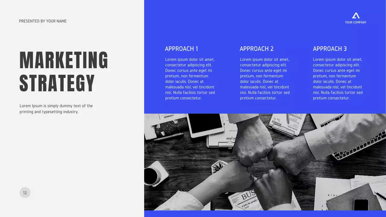 Blue Minimal Business Presentation