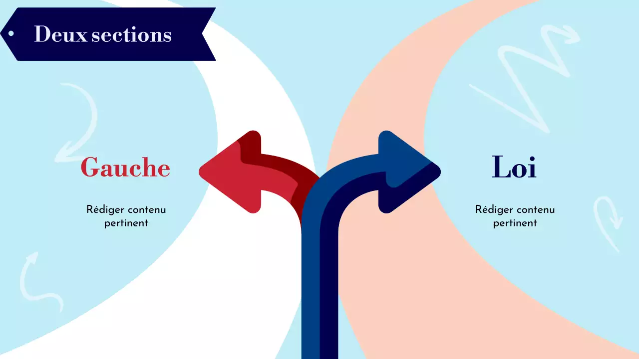 Planificateur de buts et d'objectifs à la mode bleu marine et bleu ciel