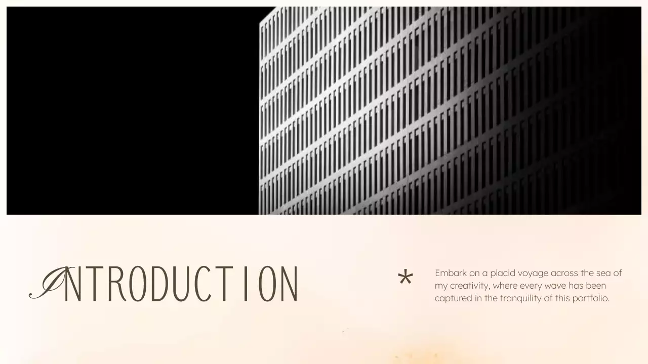 Beige Elegant Graphic Portfolio Presentation