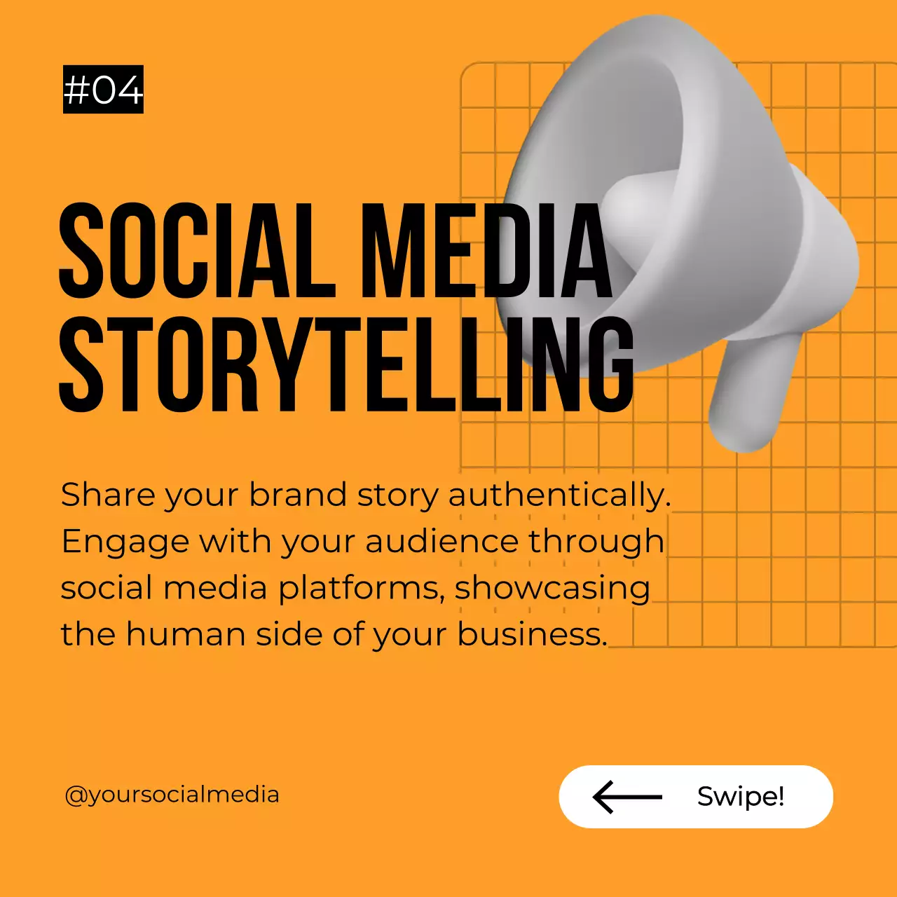 Orange Modern Sales Promotion Social Media Post