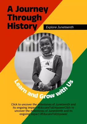 Red Cultural History Guide Poster