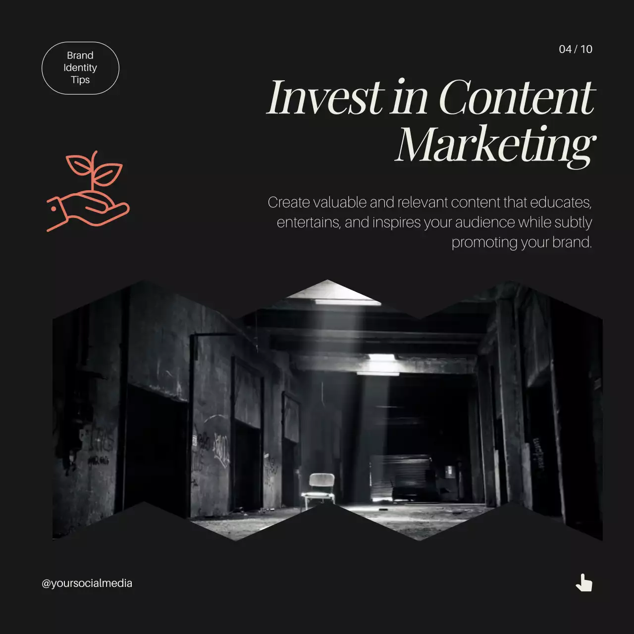 Black Elegant Brand Guide Social Media Post