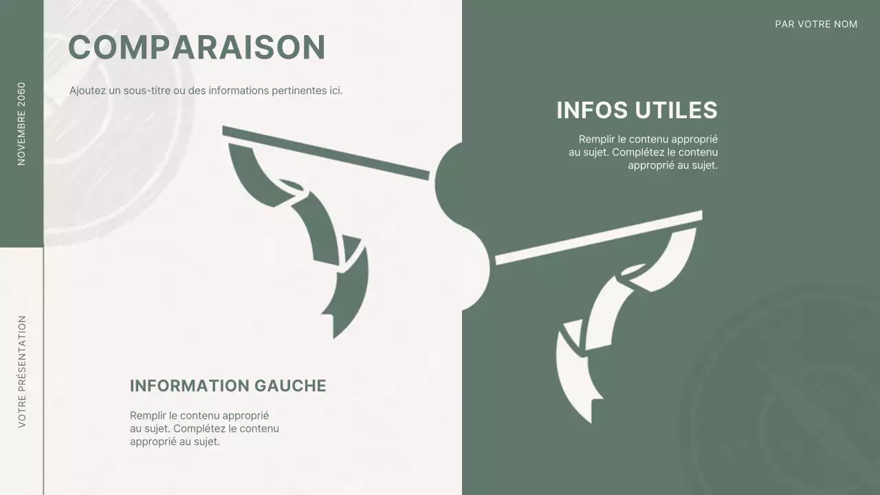 Proposition de buts et d'objectifs minimale verte et blanche