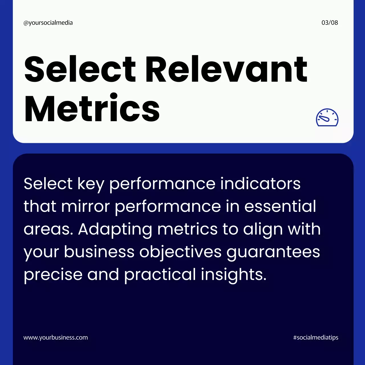 Blue Modern Business Promotion Social Media Post