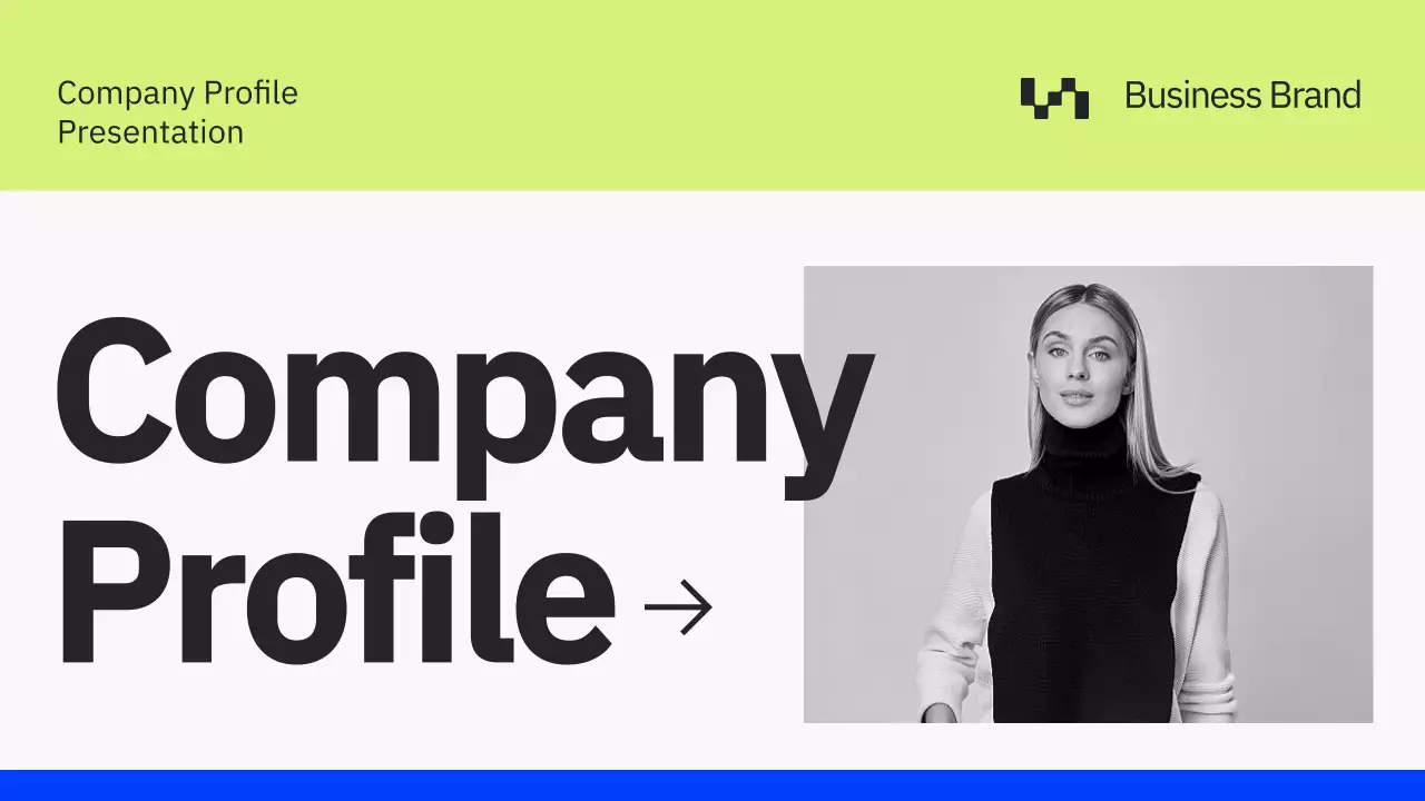 Blue Modern Company Profile Presentation