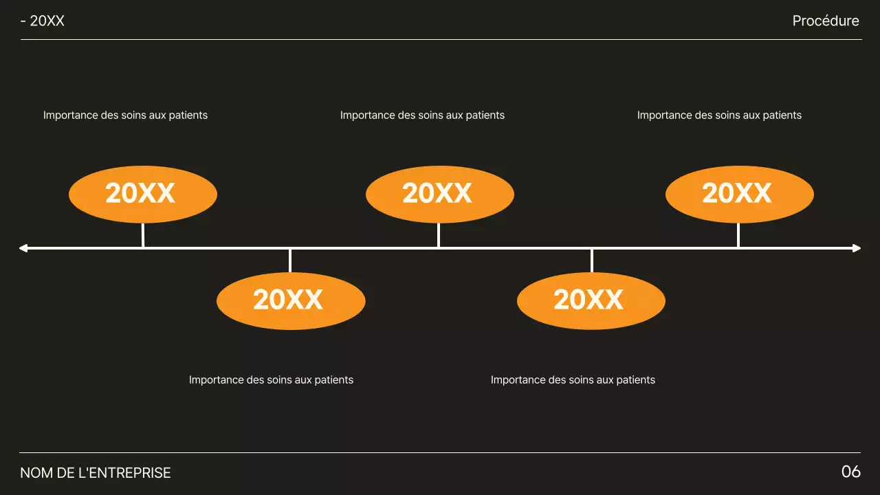 Proposition de buts et d'objectifs tendance noir et orange