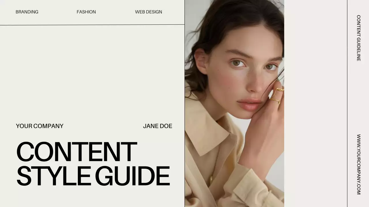 Beige Minimal Content Guide Presentation