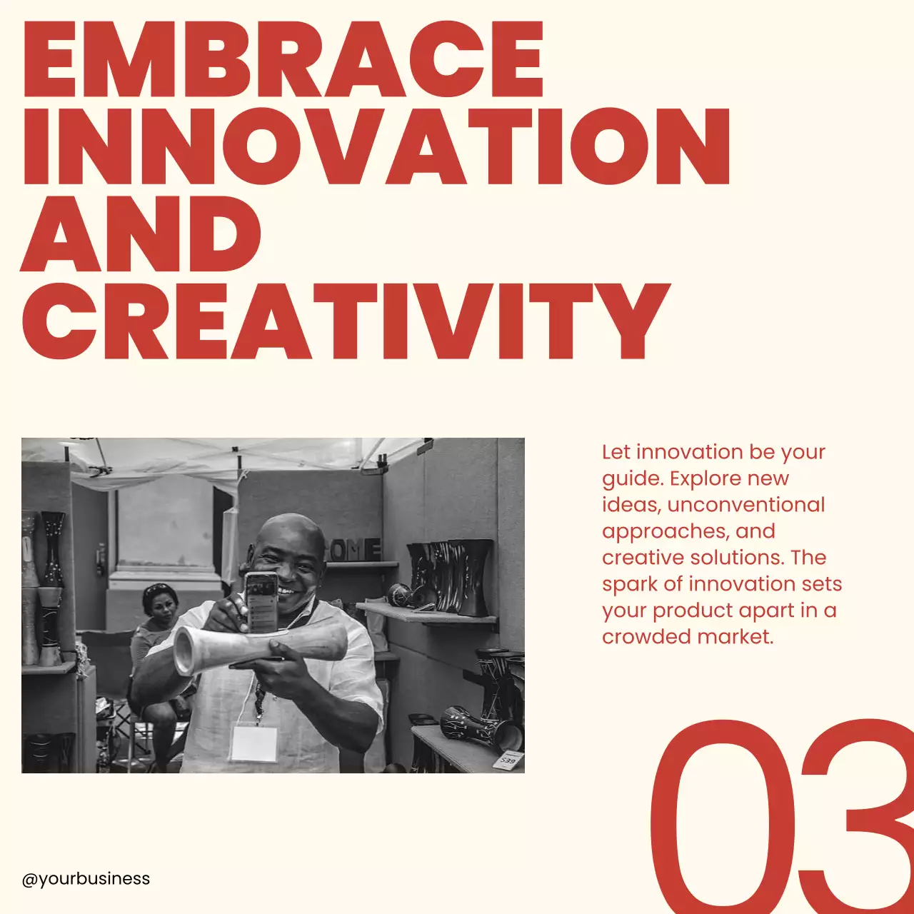 Red Modern Product Guide Social Media Post