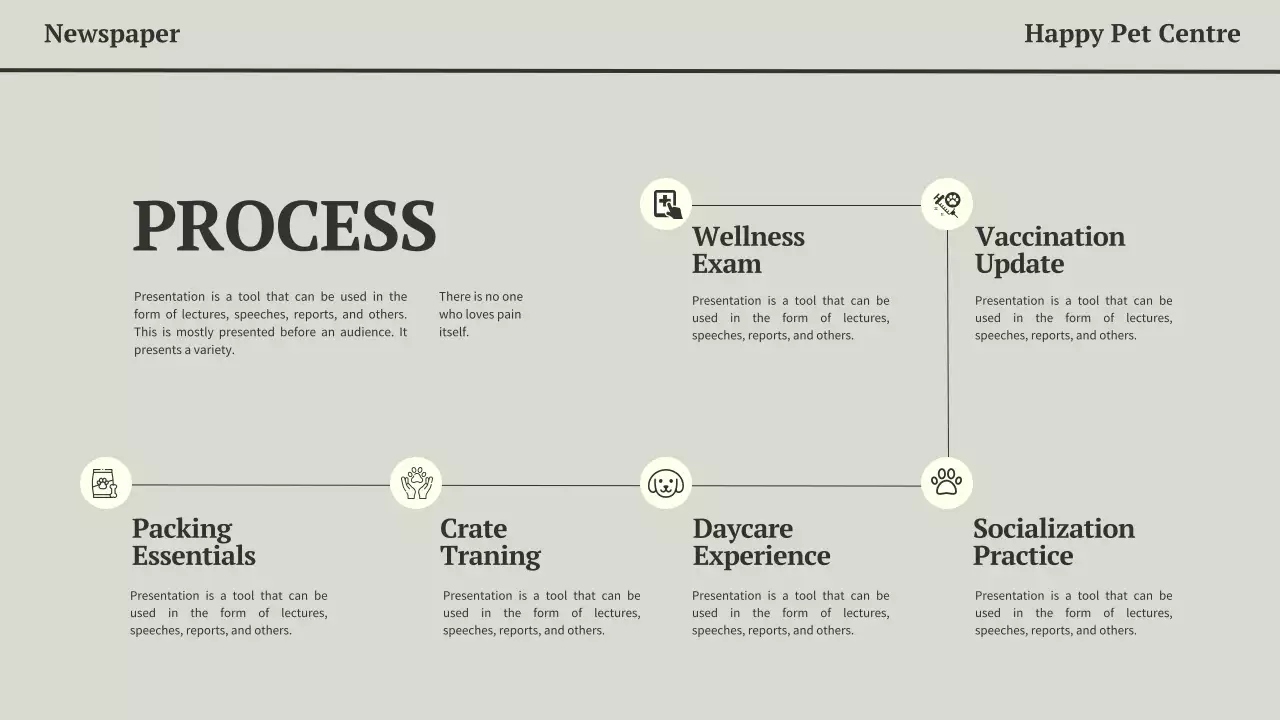 Beige Classic Pet News Presentation