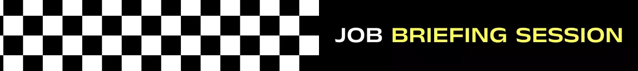 체크패턴의 문구가 있는 박람회 페어