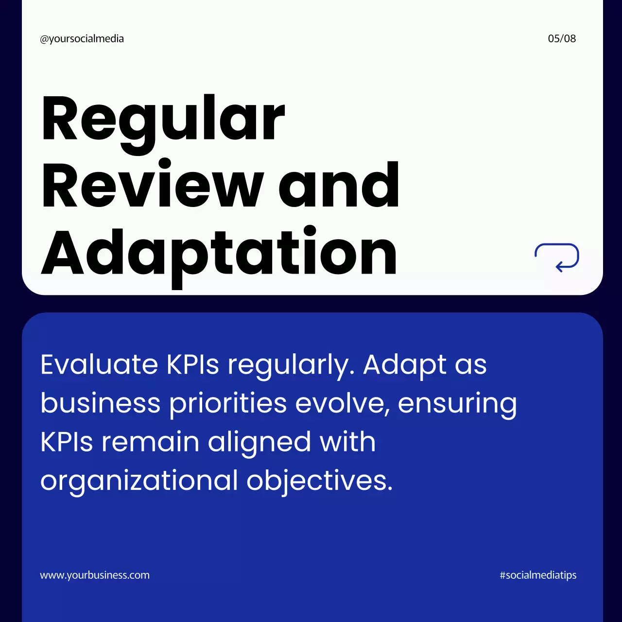 Blue Modern Business Promotion Social Media Post