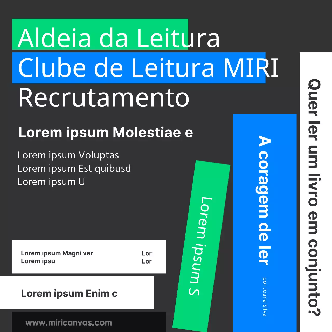 Promover a tendência azul e verde do recrutamento de clubes de leitura