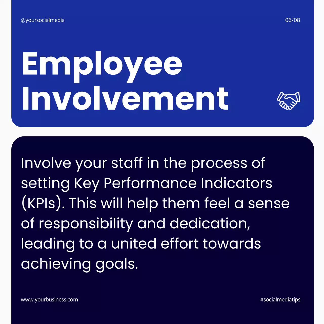 Blue Modern Business Promotion Social Media Post