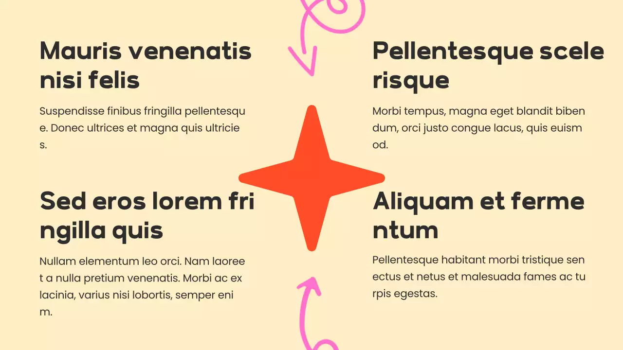 베이지 기본 단순 도형 보고서