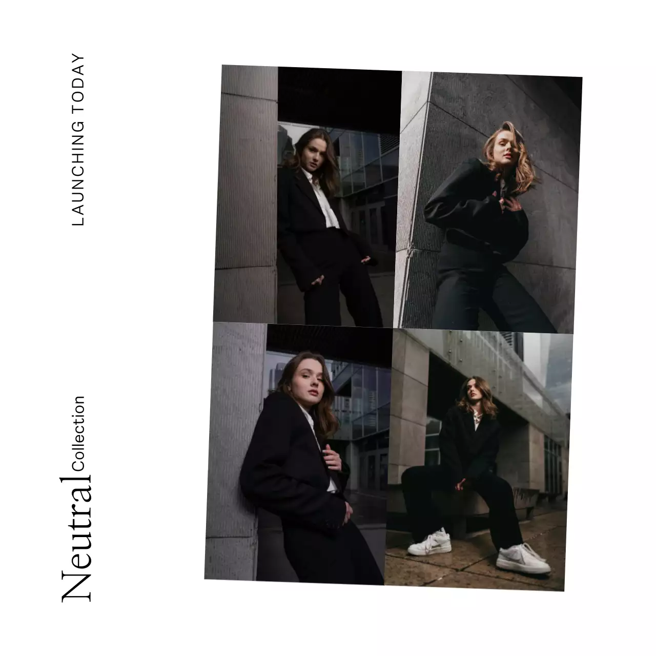 Black Modern Fashion Promotion Instagram Post