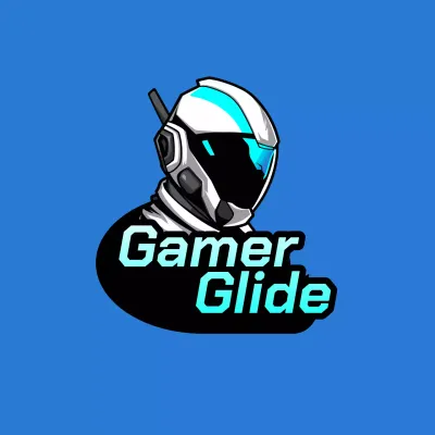 Blue Cyber Gaming Logo YouTube Thumbnail