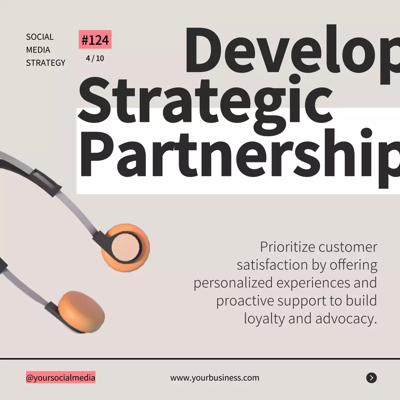 Beige Retro Business Promotion Social Media Post