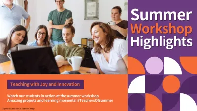 Orange Modern Workshop Announcement YouTube Thumbnail