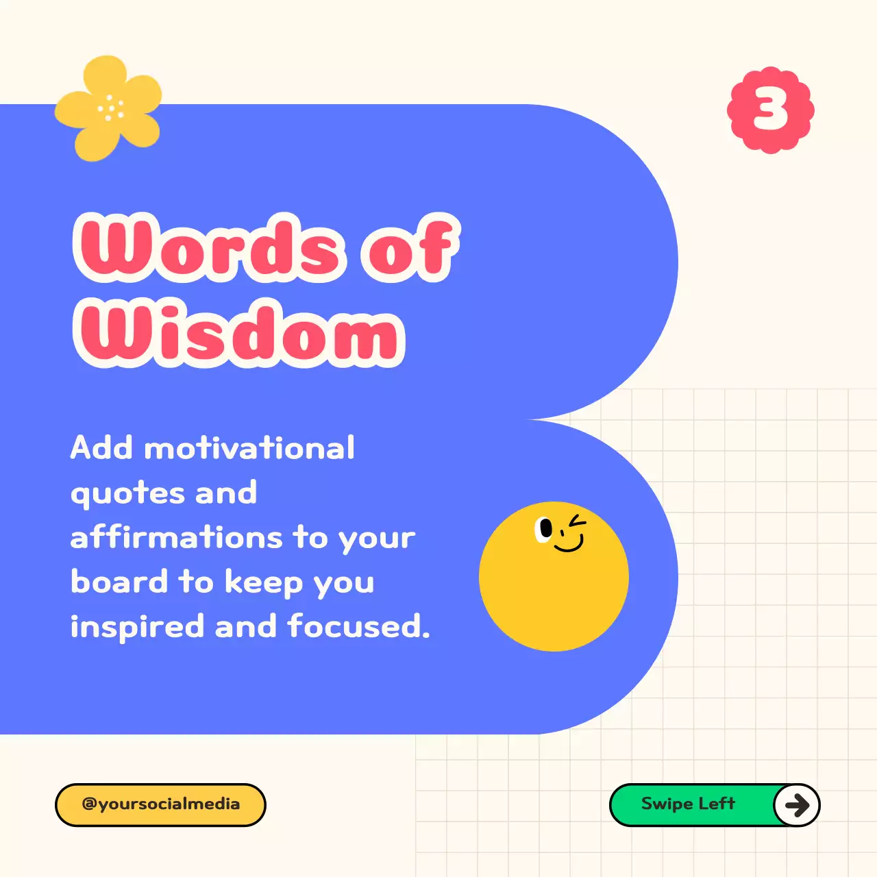 Pink Trendy Crafting Guide Social Media Post