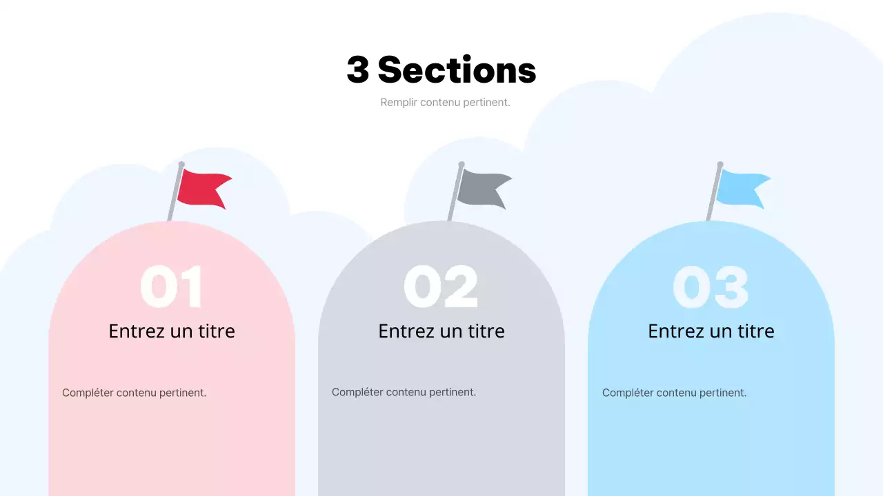 Plan de croissance de l'entreprise Sky Blue Simple