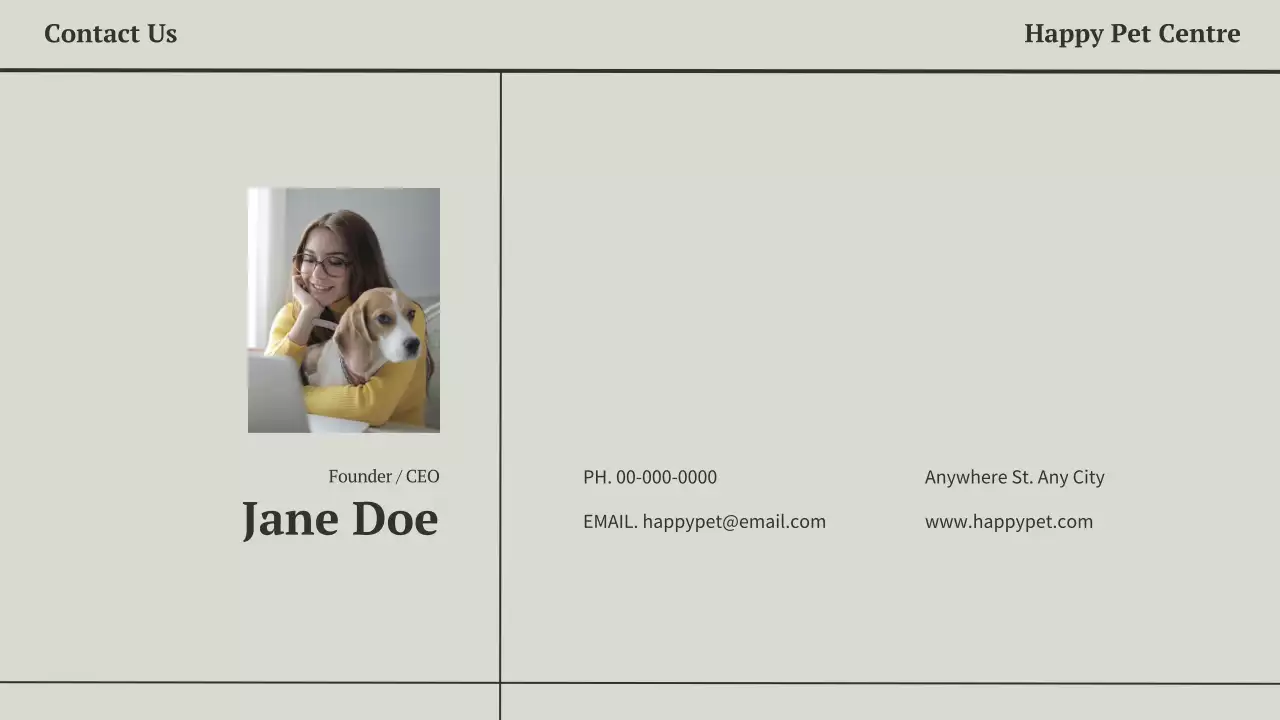 Beige Classic Pet News Presentation