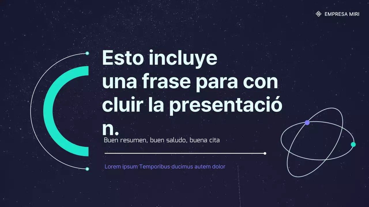 Material de reunión con un sencillo fondo menta y morado