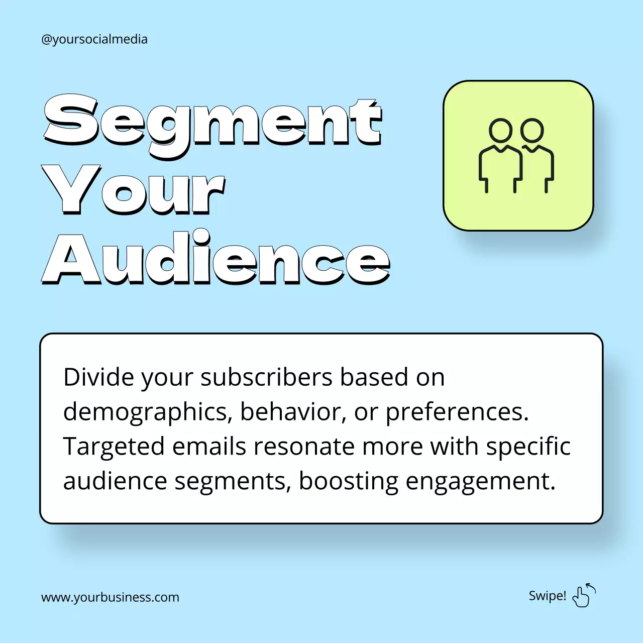 Coral Trendy Marketing Guide Social Media Post