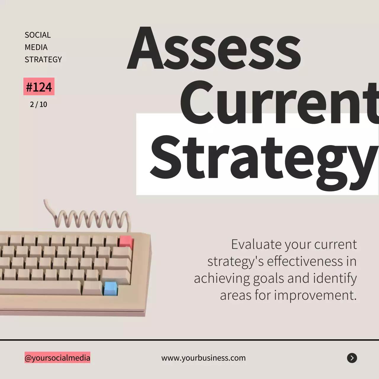 Beige Retro Business Promotion Social Media Post