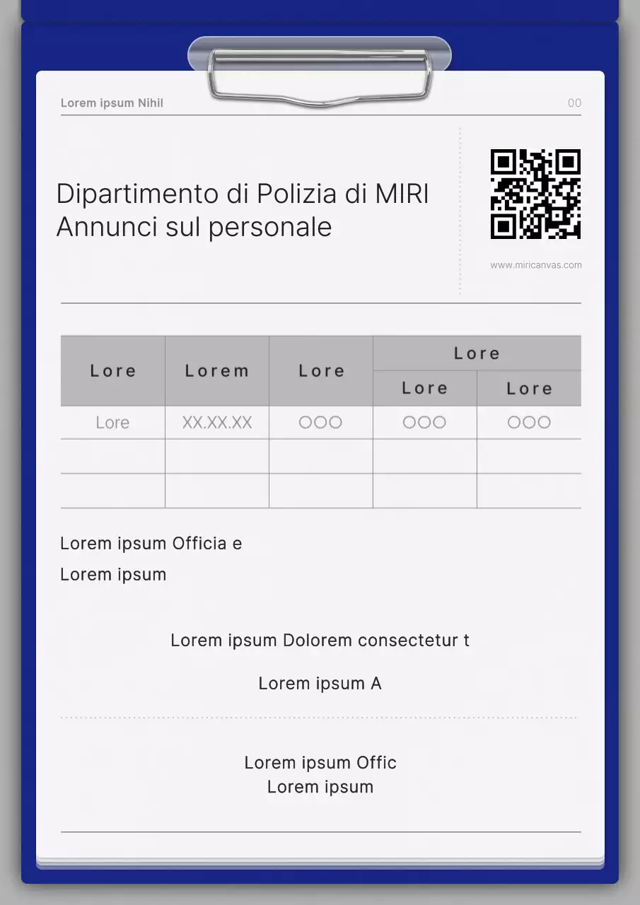 Una guida ai moderni annunci pubblici in blu e nero