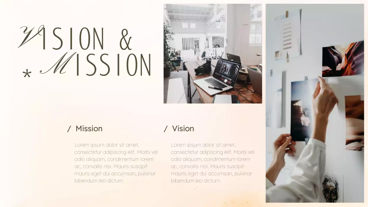 Beige Elegant Graphic Portfolio Presentation