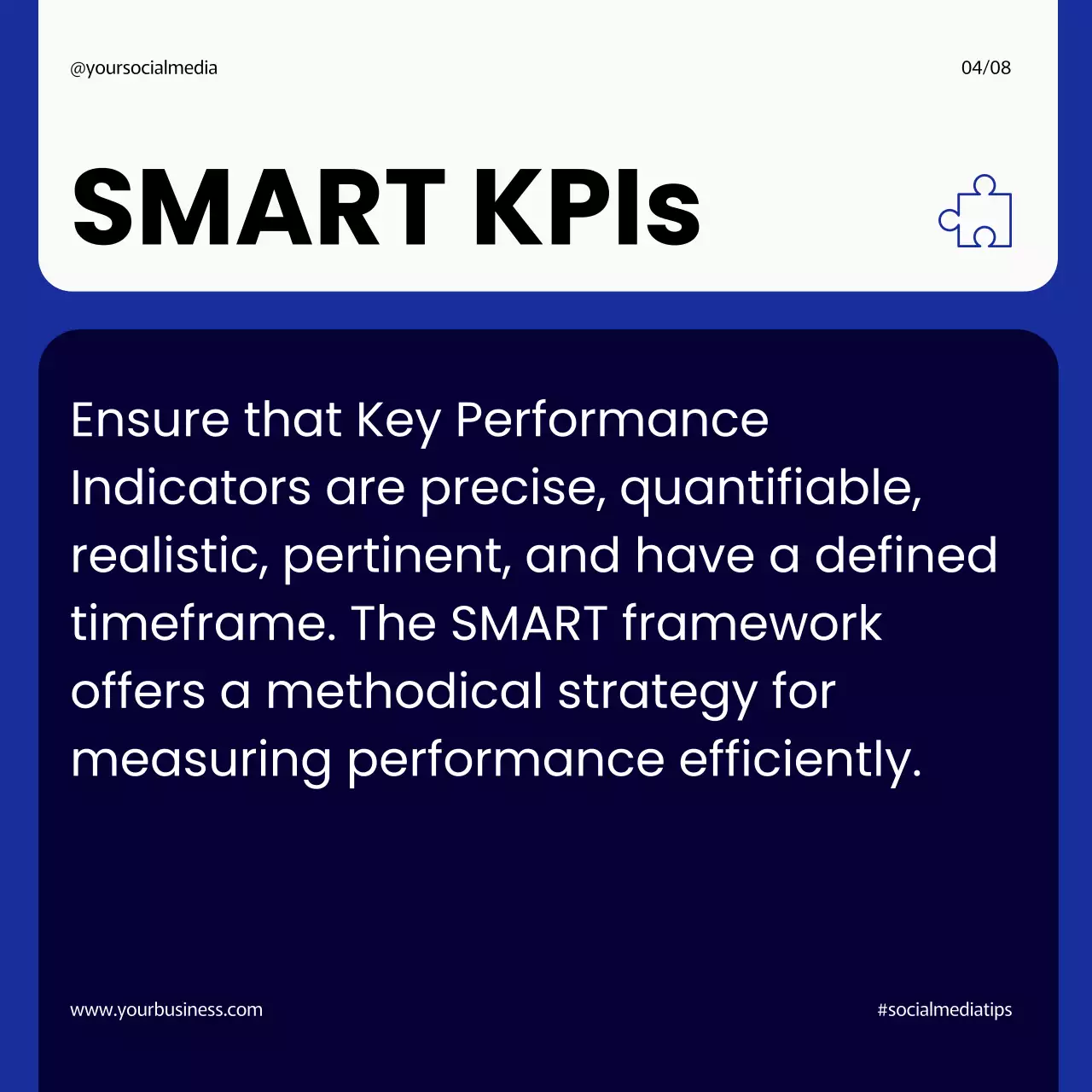 Blue Modern Business Promotion Social Media Post