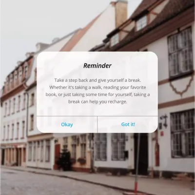 White Minimal Reminder Notice Social Media Post