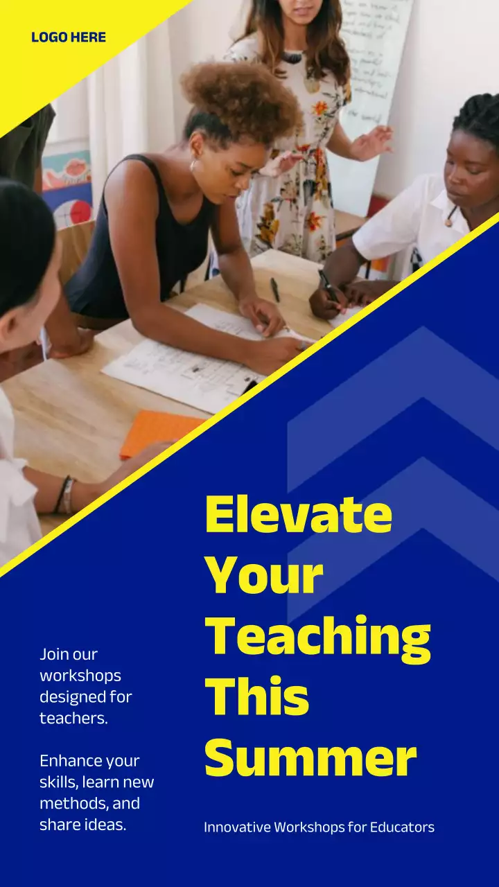 Promote the Navy and Yellow Summer Teacher Seminar