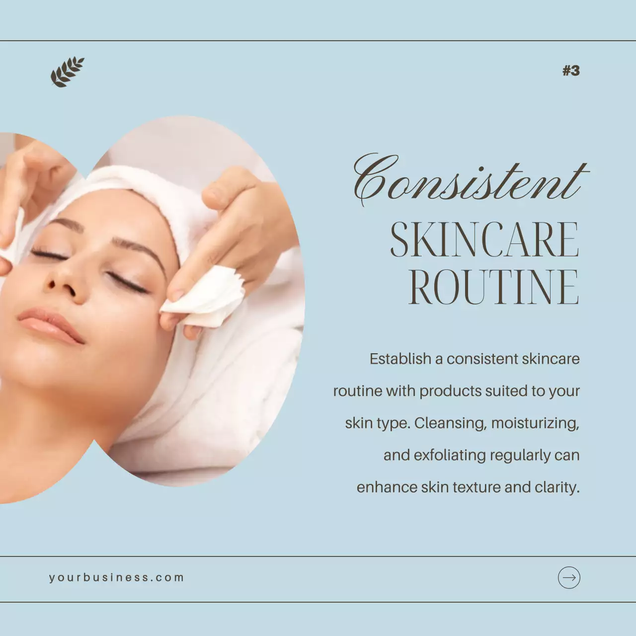 Beige Elegant Skincare Guide Social Media Post