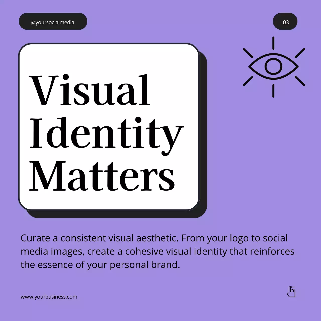 Yellow Professional Branding Guide Social Media Post