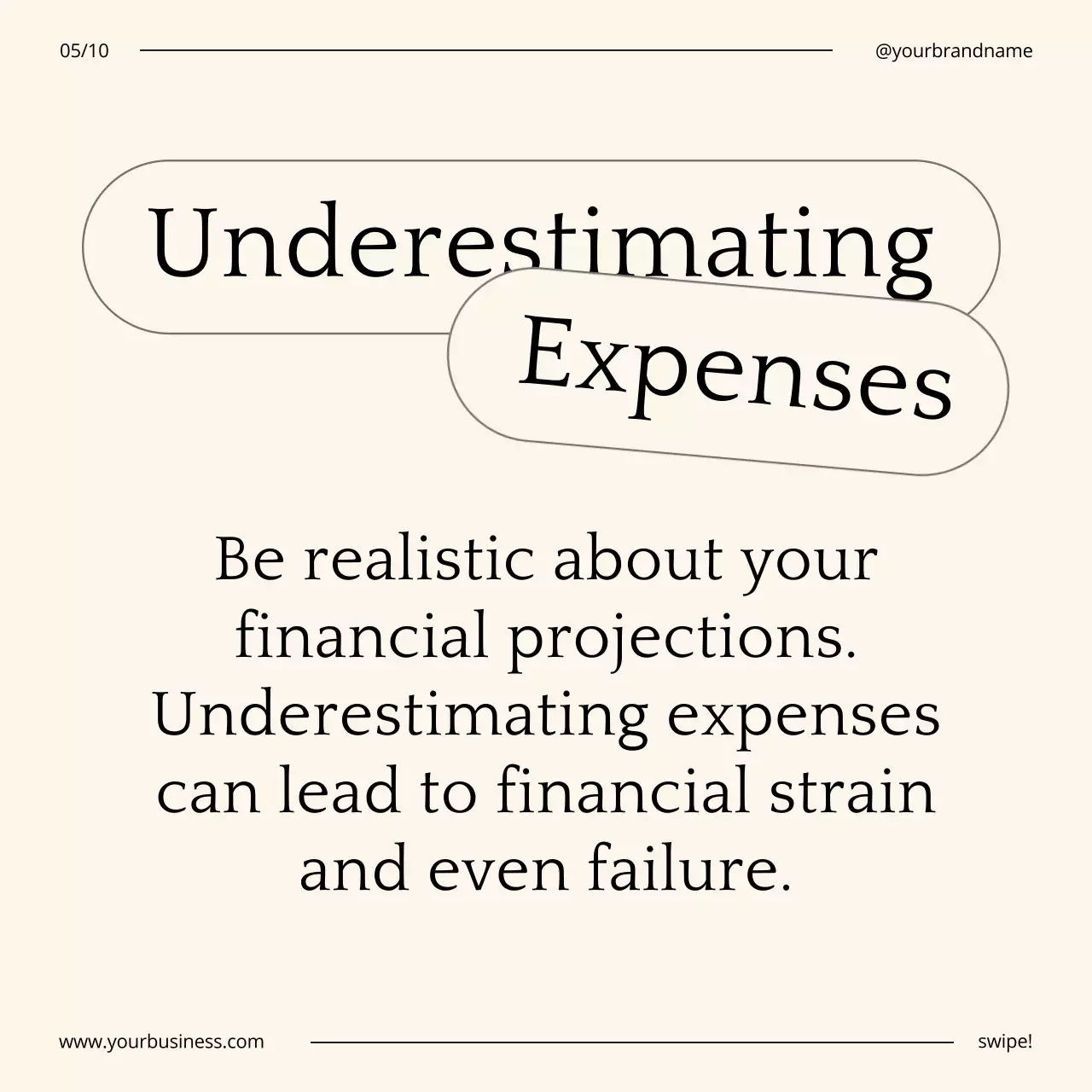 Beige Minimal Business Guide Social Media Post