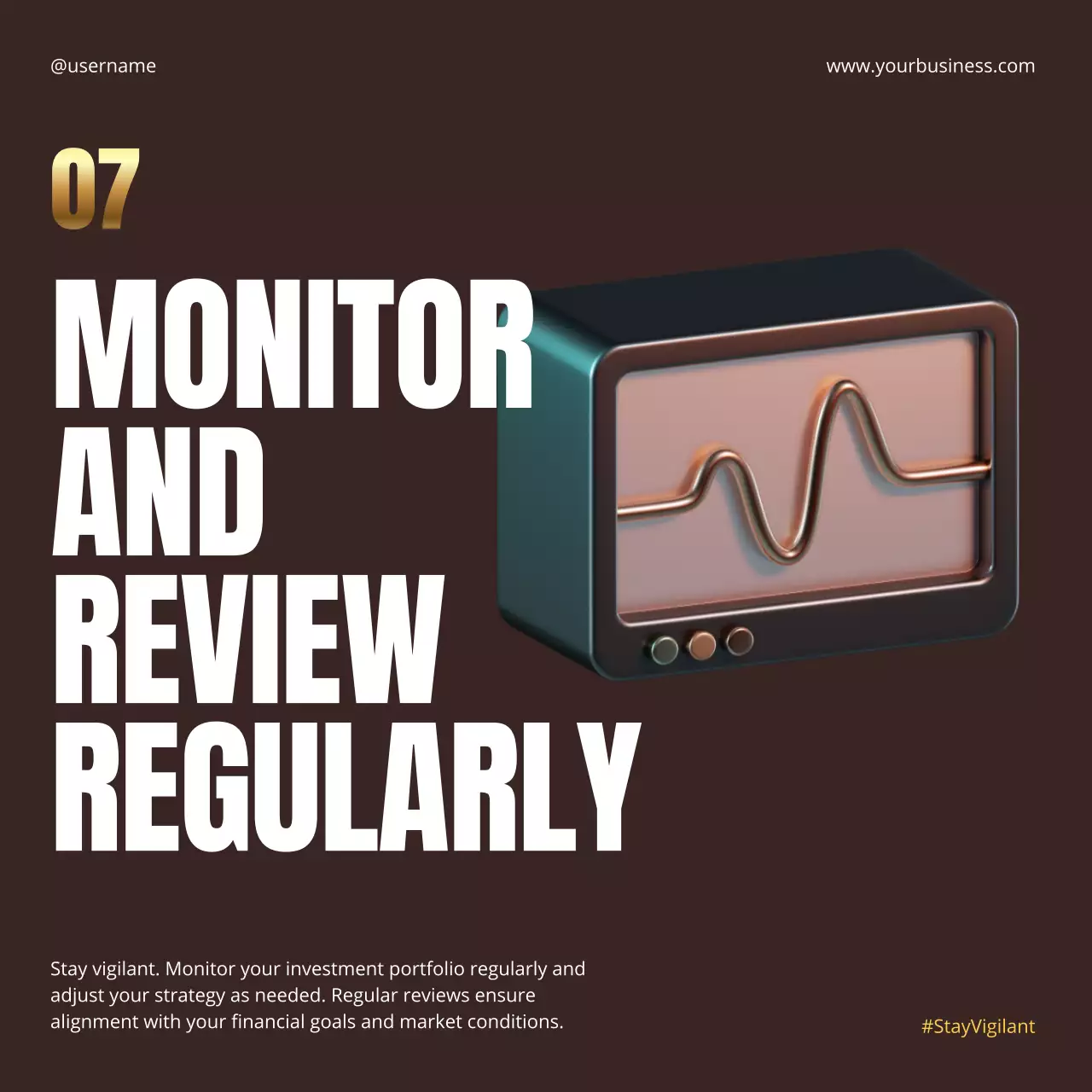 Green Modern Finance Promotion Social Media Post