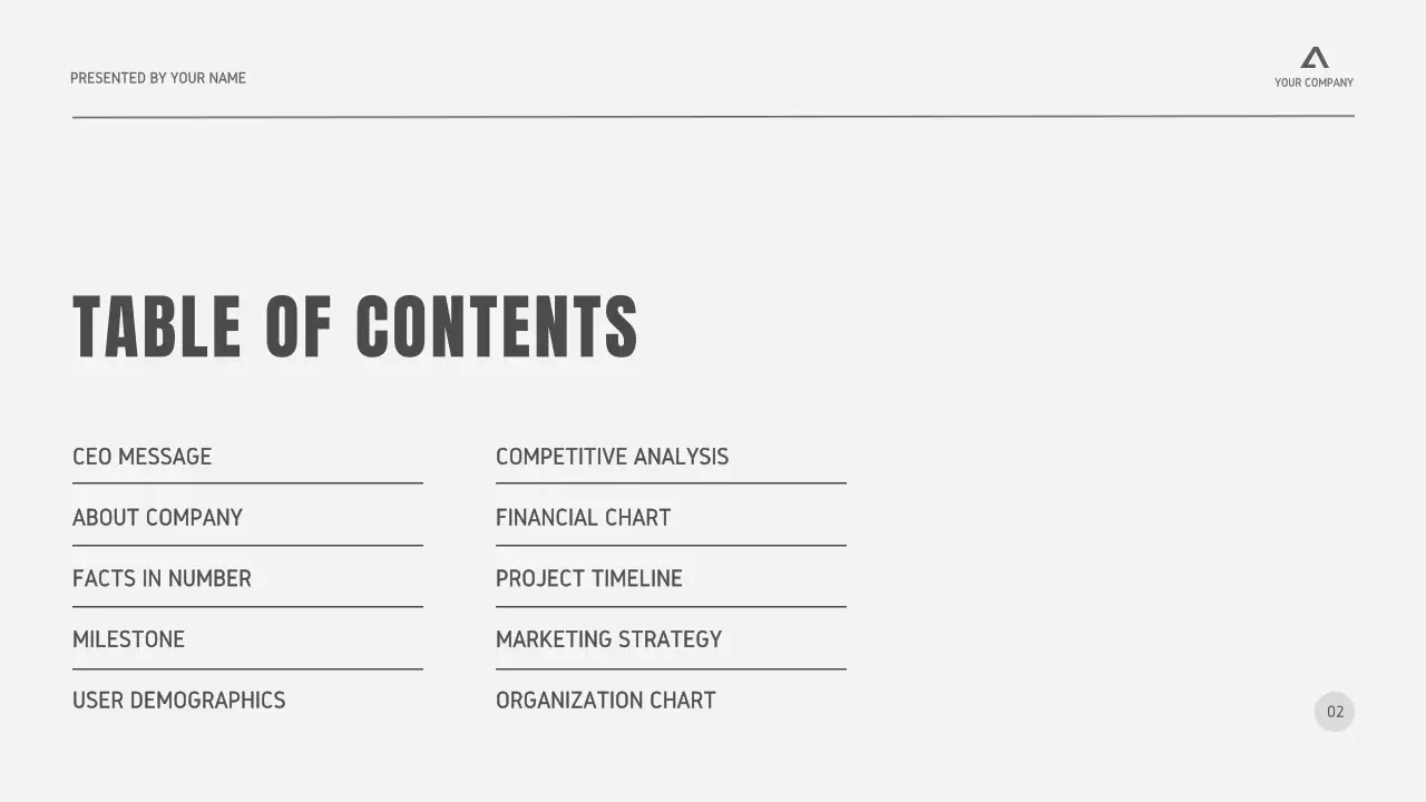 Blue Minimal Business Presentation