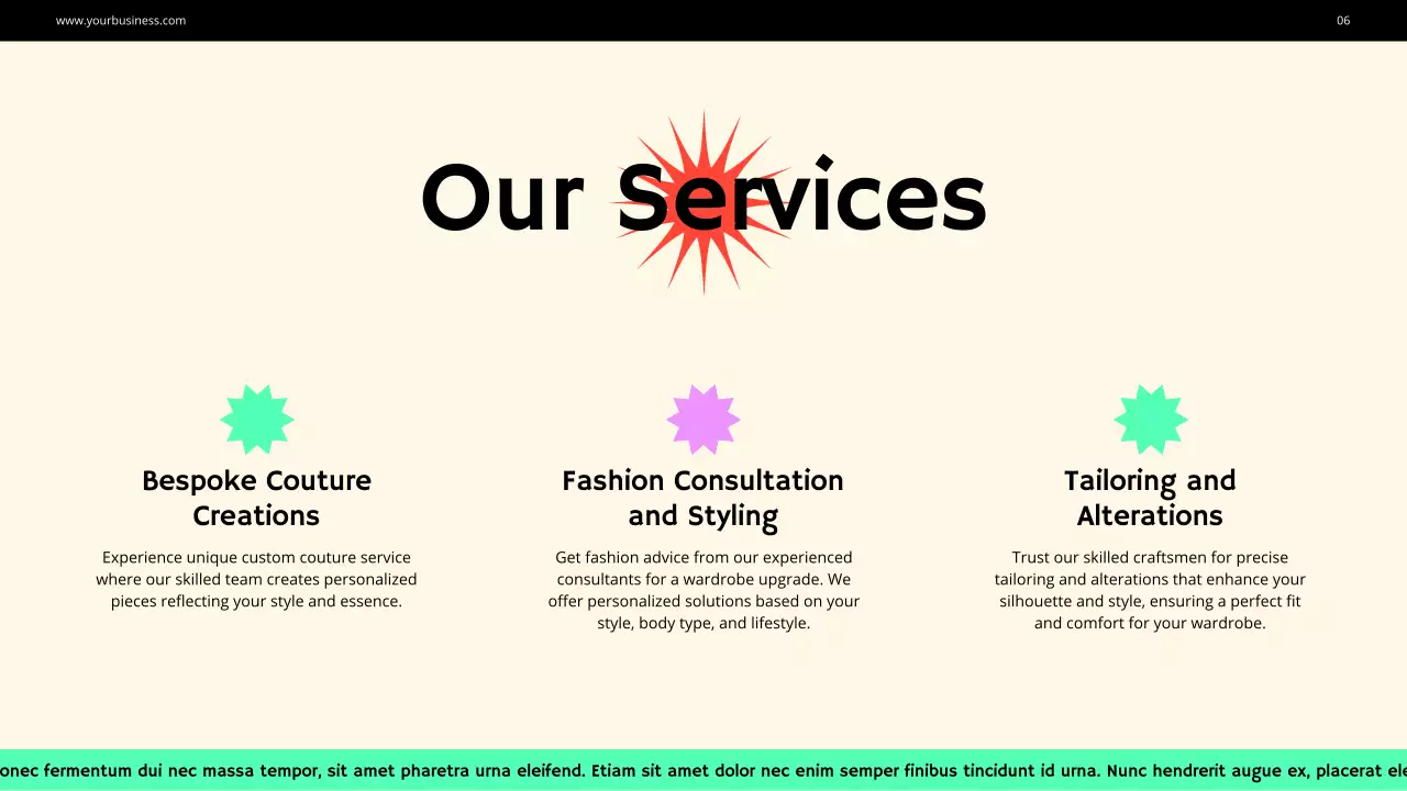 Mint Trendy Business Presentation