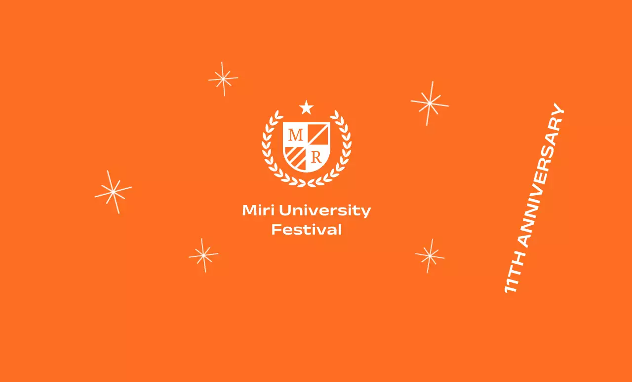 월계수가 있는 학교 로고와 반짝이가 있는 학교 기념 축제