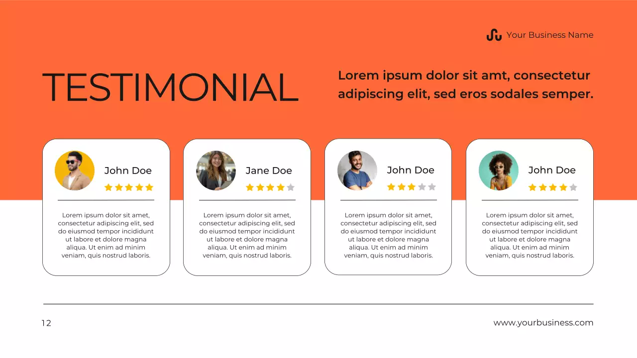 Yellow Modern Business Presentation