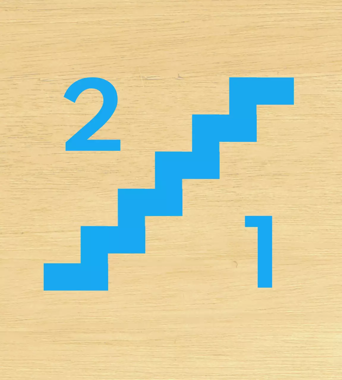 하늘색 계단 위치 안내