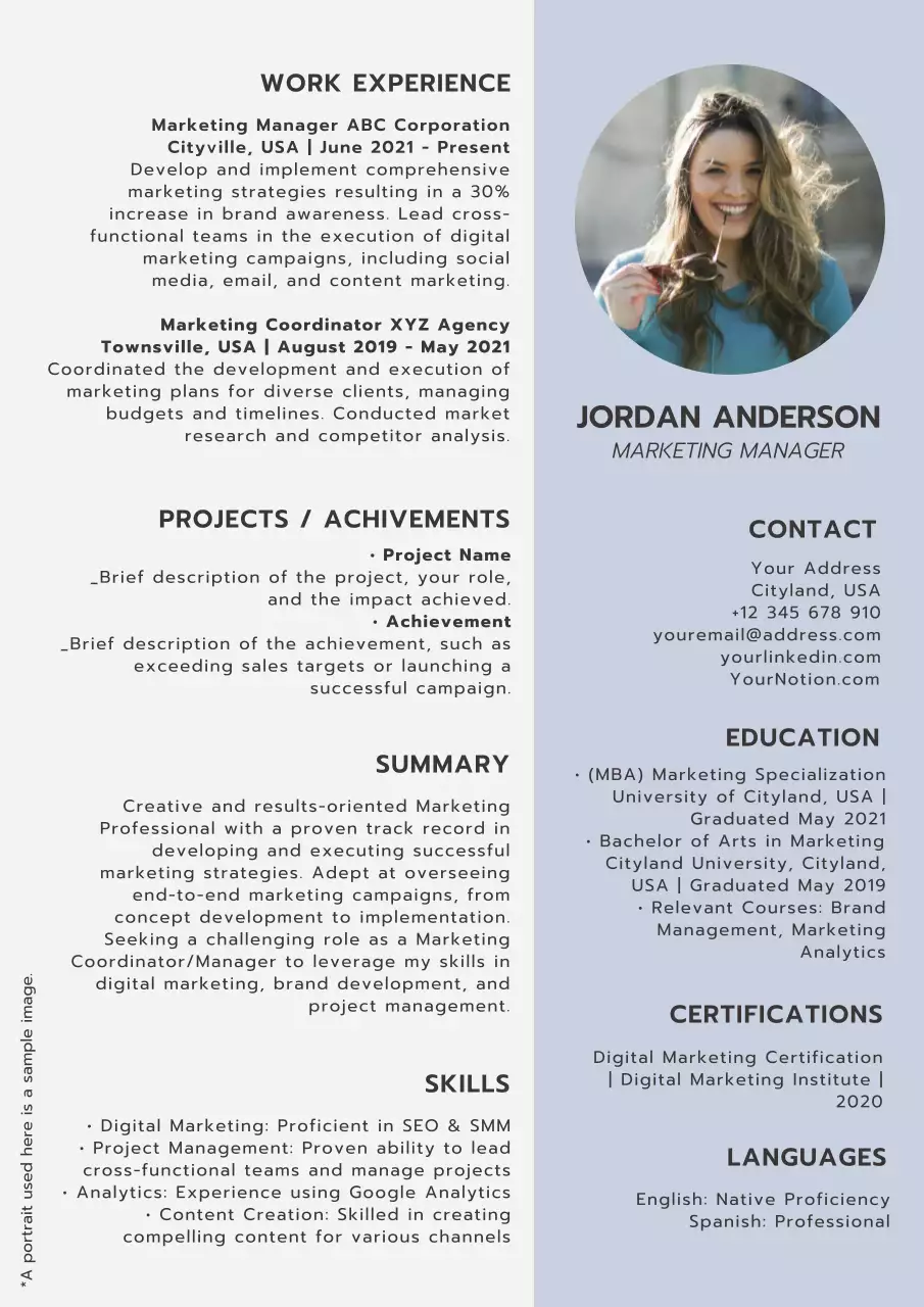 Grey Professional Resume Document